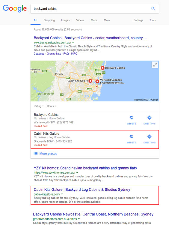 seo cabins